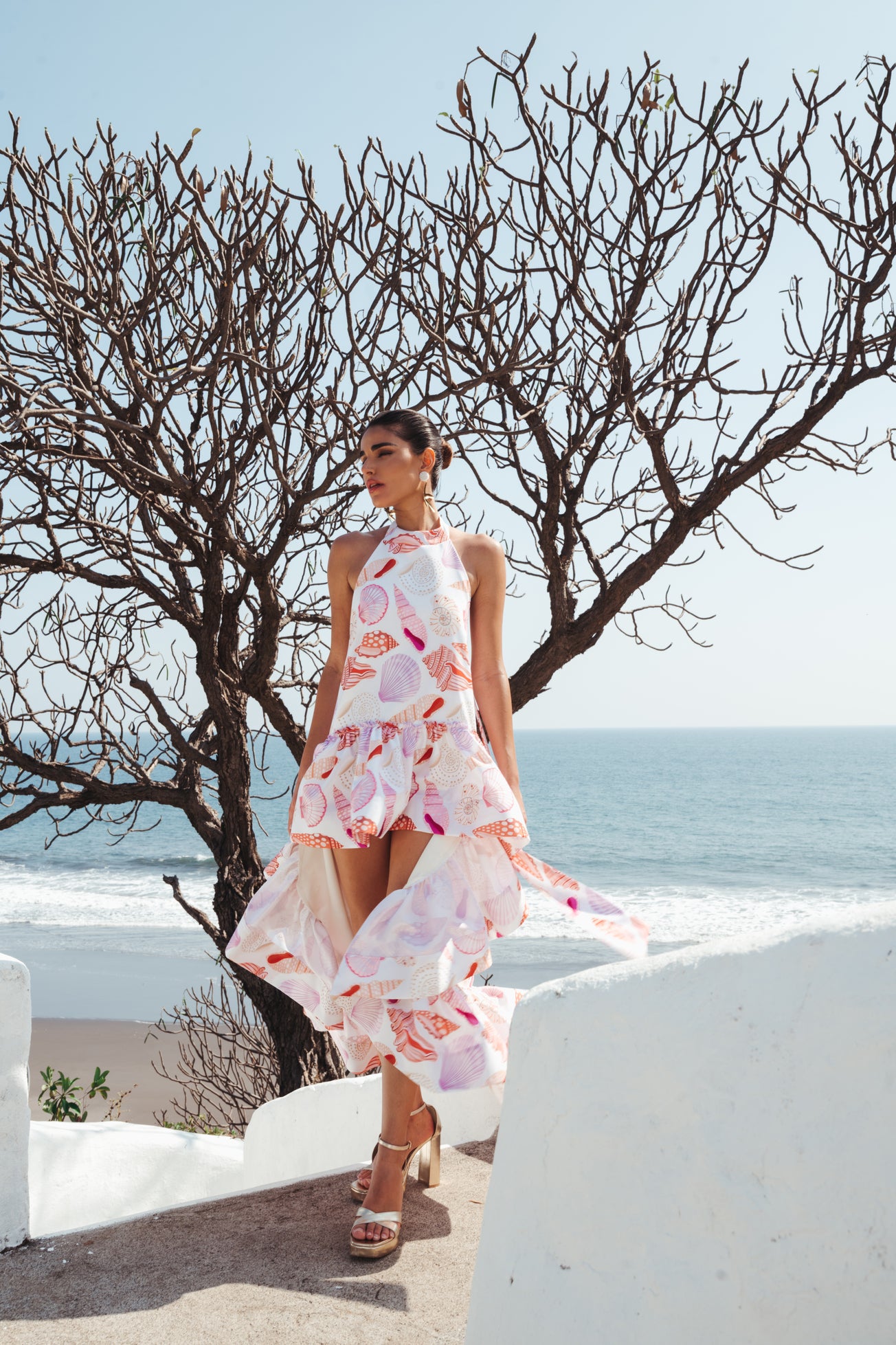 CARAMELLA HIGH LOW DRESS